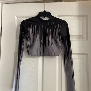Long sleeve crop top. Really well made.